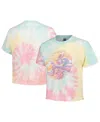 Mad Engine Unisex Blue Lilo And Stitch Stitch Colorful Tie-dye T-shirt In Blue