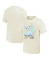 Mad Engine Unisex Cream Lilo And Stitch Wink T-shirt In Cream