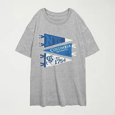 Mad Engine Womens Crew Neck Short Sleeve Regular Fit Graphic T-shirt In Gray