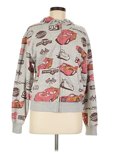 Pre-owned Mad Engine Zip Up Hoodie In Gray