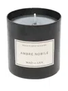 Mad Et Len Ambre Nobile Candle (300g) In Black