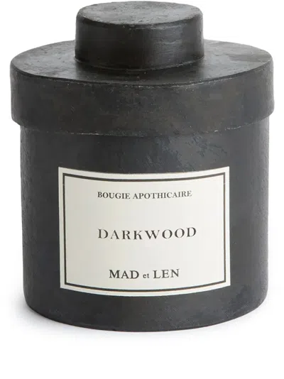 Mad Et Len D'apothicaire Darkwood Scented Candle (300g) In Black
