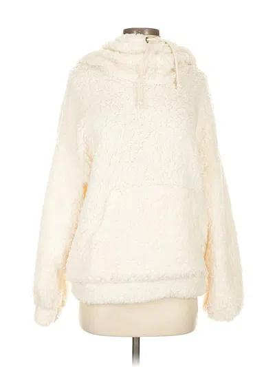 Pre-owned Mad For Love Pullover Sweater In White