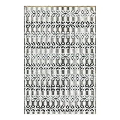 Mad Mats 8' X 10' Outdoor Mat, Moroccan - Cool Silver