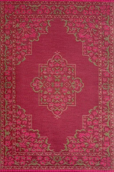 Mad Mats Bouquet Red Rug