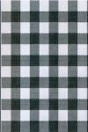Mad Mats Buffalo Plaid Black & White In Multi