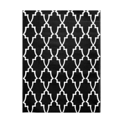 Mad Mats Casa Blanca Outdoor Mat, Black