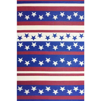 Mad Mats Cheers Red White & Blue Rug In Multi