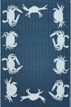 Mad Mats Crab Rug In Blue