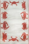 Mad Mats Crab Rug In Multi