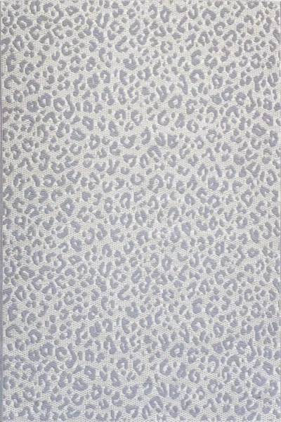 Mad Mats Leopard Rug In Gray