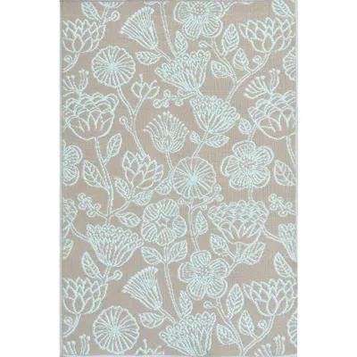 Mad Mats Line Flower Cool Aqua