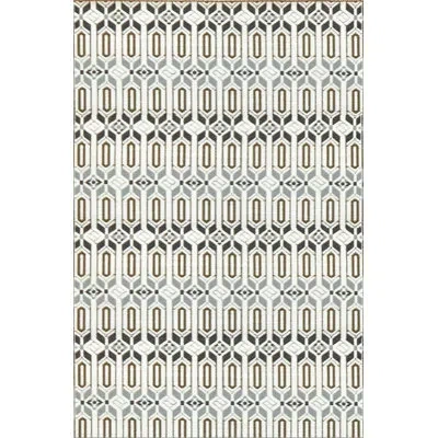 Mad Mats Moroccan Geometric Gray Indoor/outdoor Area Rug - Reversible, Uv Resistant, 100% Recycled Material