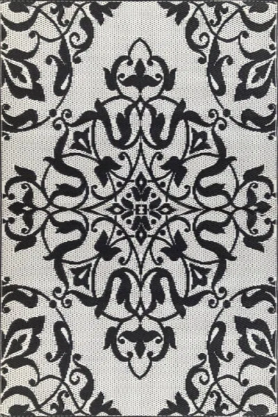 Mad Mats New Wrought Iron Black & White