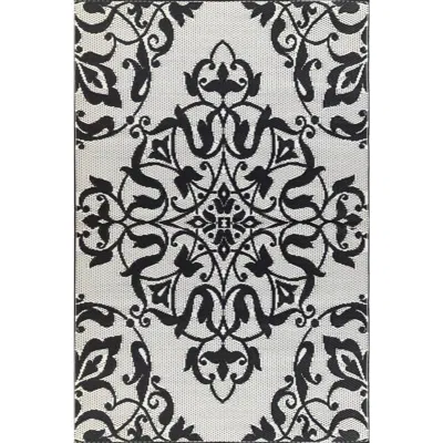 Mad Mats New Wrought Iron Rug In Black
