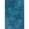 Mad Mats Palm Leaf Rug In Multi