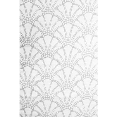 Mad Mats Scallop Rug In White