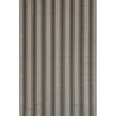 Mad Mats Striped Beige Area Rug