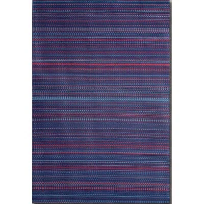 Mad Mats Striped Purple Indoor/outdoor Area Rug - Reversible, Uv Resistant, 100% Recycled Material