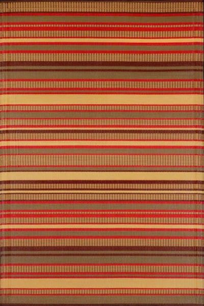 Mad Mats Stripes Warm Brown