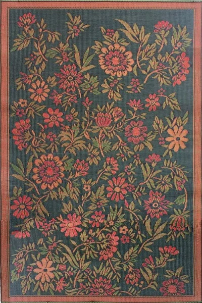 Mad Mats Wildflowers Rug In Green