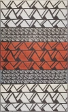 Mad Mats Zig Zag Rug In Multi