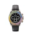 MAD PARIS CUSTOMISED ROLEX DAYTONA RAINBOW ENGRAVED 40MM