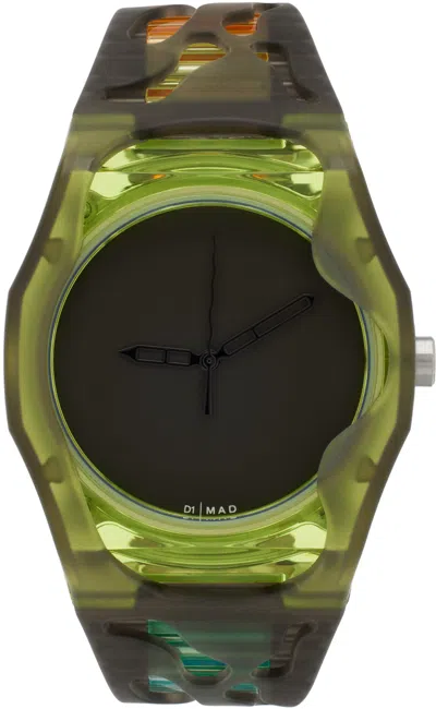 Mad Paris Green & Black D1 Milano Edition Spectrum Mdrj04 Watch