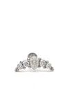 Mad Precious & Ethical 18k White Gold Diamond Stud Earring In Silver