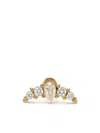 Mad Precious & Ethical 18kt Yellow Gold Diamond Earring In Gold