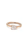 Mad Precious & Ethical 18kt Yellow Gold Diamond Hoop In 金色