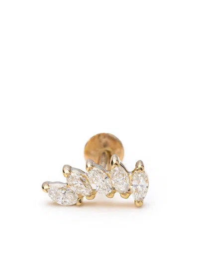Mad Precious & Ethical 18kt Yellow Gold Diamond Single Earring In 金色