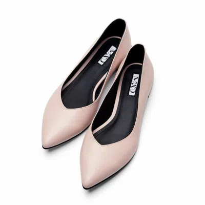Mad Shoes Women's Neutrals Georgia Ballerina Flats In Rose Nude
