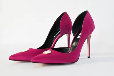 Mad Shoes Women's Pink / Purple The Mad About Porcelain Fuchsia Stiletto In Pink/purple