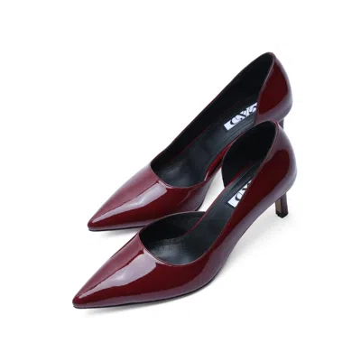 Mad Shoes Women's Red Mad About Burgundy Patent Leather Mini