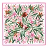 Madalina Andronic Women's Green / Pink / Purple Oleandro Extra Large Silk Scarf In Green/pink/purple