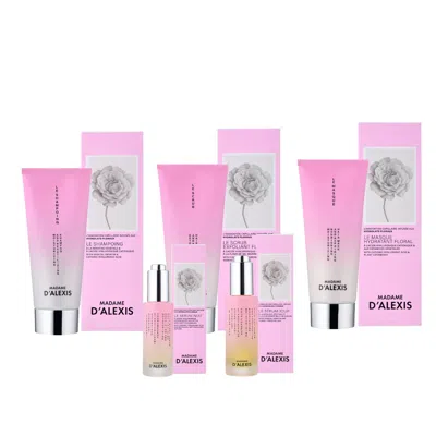 Madame D'alexis Pink Complete Haircare Set With Organic Floral Hydrosols