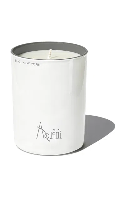 Madame Grey - Zodiac Candle - Aquarii - White