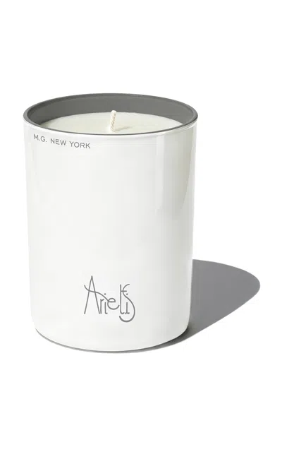 Madame Grey - Zodiac Candle - Arietis - White