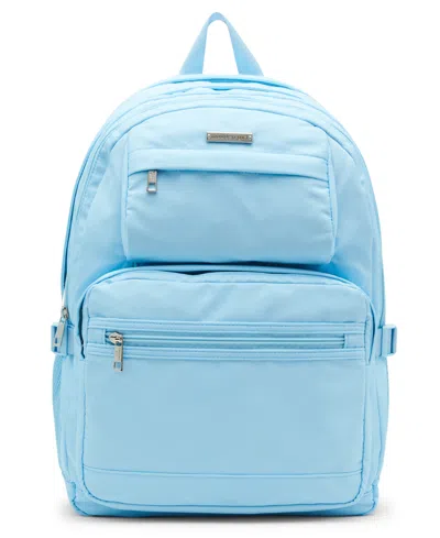 Madden Girl Abby Nylon Dome Backpack In Light Blue