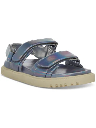 Madden Girl Ammore Womens Strappy Faux Leather Ankle Strap In Multi