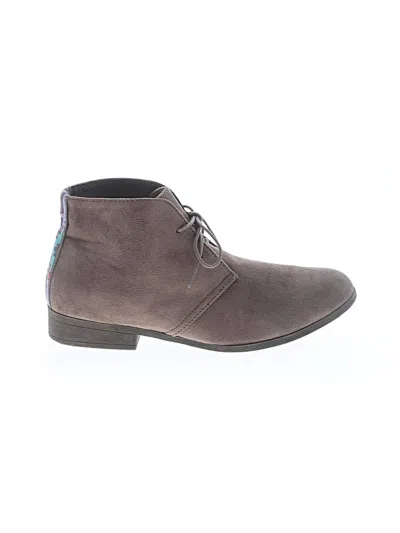Pre-owned Madden Girl Ankle Boots In Brown