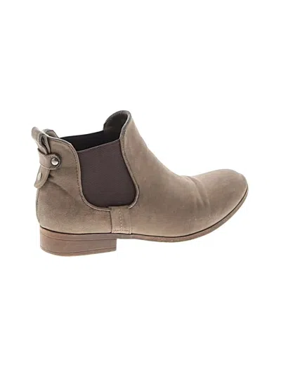 Pre-owned Madden Girl Kids' Ankle Boots In Tan
