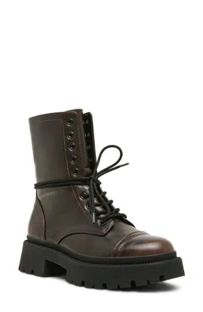 Madden Girl Ariella Lace-up Combat Boot In Multi