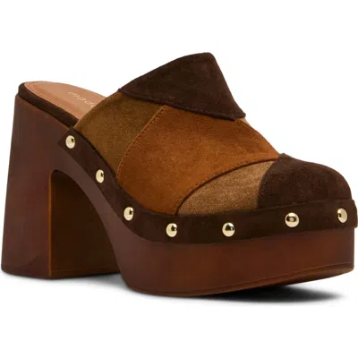 Madden Girl Austin Platform Mule In Brown