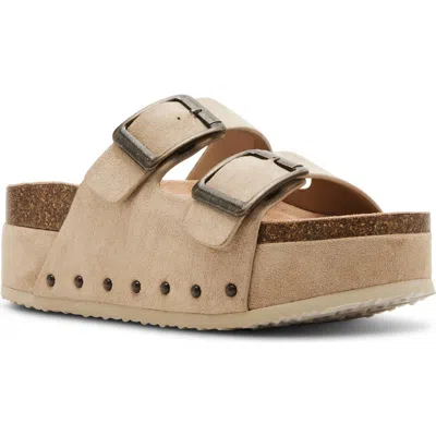 Madden Girl Babess Slide Sandal In Brown