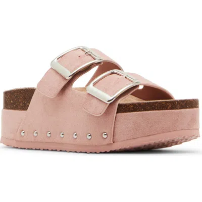 Madden Girl Babess Slide Sandal In Pink