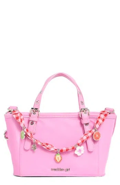 Madden Girl Bandanna Charm Mini Tote Bag In Purple