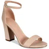 Madden Girl Bella Two-piece Block Heel Sandals In Beige