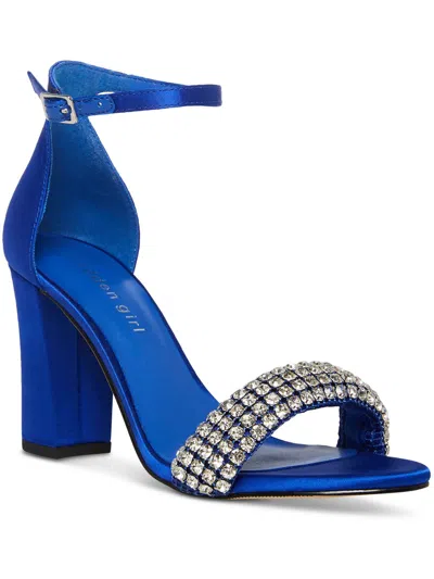 Madden Girl Bella Womens Satin Rhinestone Heels In Multi